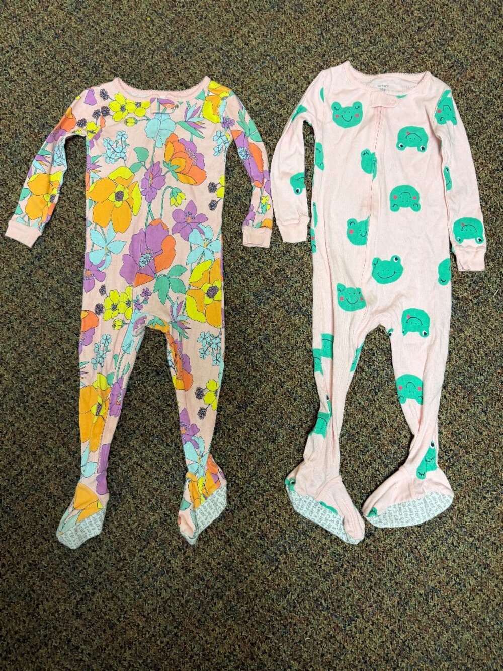 (2) 24 Month Carter's Footies